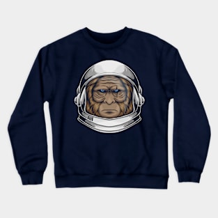 bigfoot astronaut Crewneck Sweatshirt